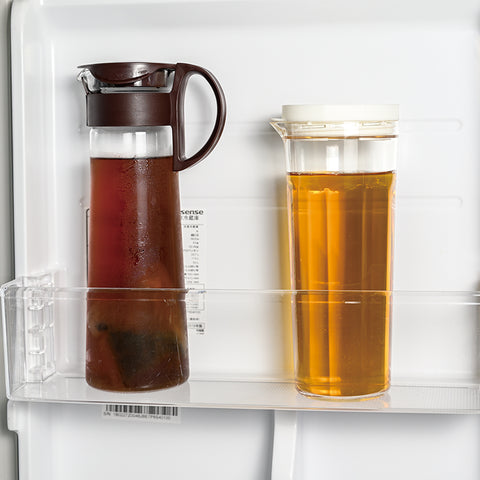 【HARIO】JUSIO Tritan 樹脂王冷水壺 1100ml 橫放可用 耐熱 日本製 FPJ-11-SG/FPJ-11-W