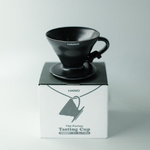 【HARIO】V60迷你磁石杯 40ml 黑色(CUP-TAU-B)/白色(CUP-TAU-W)