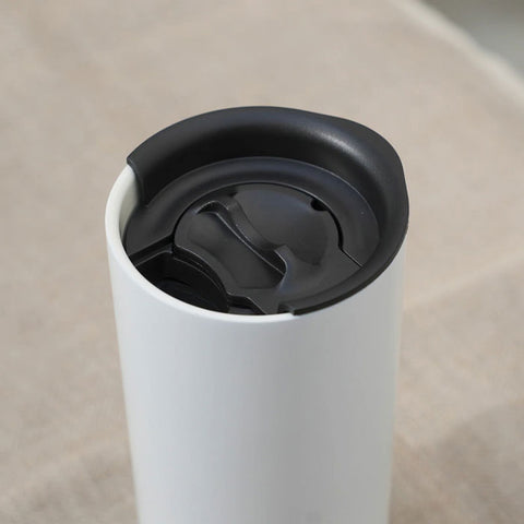【HARIO】真空雙層保溫隨行杯 350ml 陶瓷塗層 可搭V60濾杯 白黑 CTF-350-W CTF-350-B