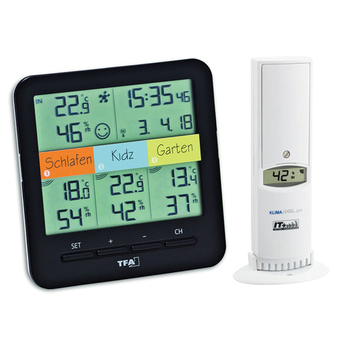 【TFA】無線最高最低溫濕度計 KLIMA@HOME "KLIMA" Wireless Hi/Lo Thermo-hygrometer