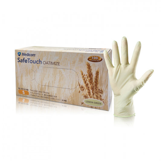 【Medicom】乳膠手套 燕麥塗層 Latex Glove, Powder-Free