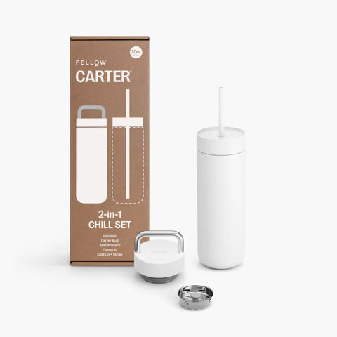 【FELLOW】Carter 卡特保溫瓶禮盒(一杯二蓋) 580ml 20oz