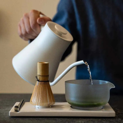 【FELLOW】Matcha Set 抹茶碗茶具組 380ml磨砂黑/霧面白/晨霧藍/暮夜紅