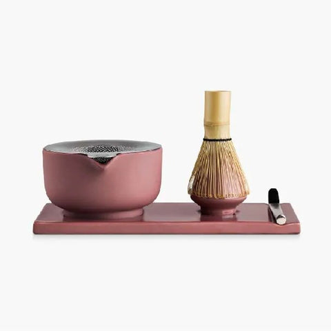 【FELLOW】Matcha Set 抹茶碗茶具組 380ml磨砂黑/霧面白/晨霧藍/暮夜紅