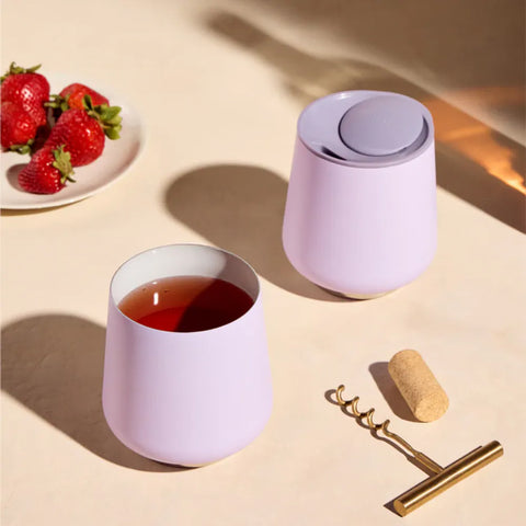 【FELLOW】Ruby 路比 雙層真空陶瓷隨行杯 禮盒兩入組 350ml 12oz