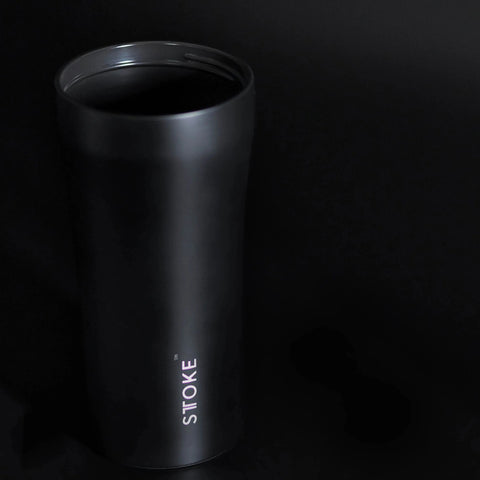 【STTOKE】精品陶瓷保溫杯 無盡黑 全黑限定款 460ml 16oz 陶瓷內膽 隨行杯