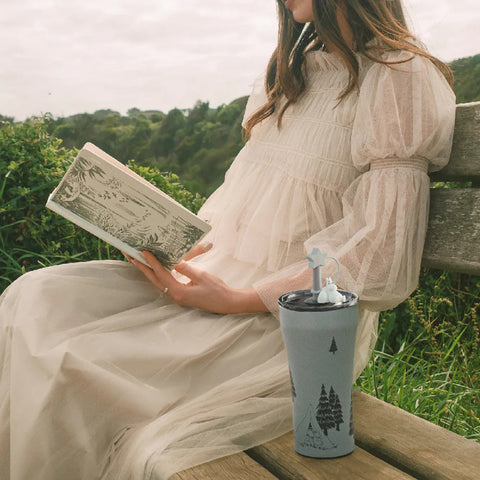 【STTOKE】陶瓷保溫杯 防漏吸管 星辰森語 MOOMIN 姆明聯名限定款 580ml 20oz