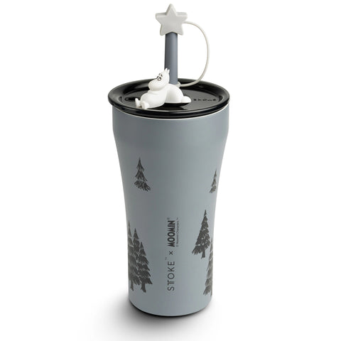 【STTOKE】陶瓷保溫杯 防漏吸管 星辰森語 MOOMIN 姆明聯名限定款 580ml 20oz