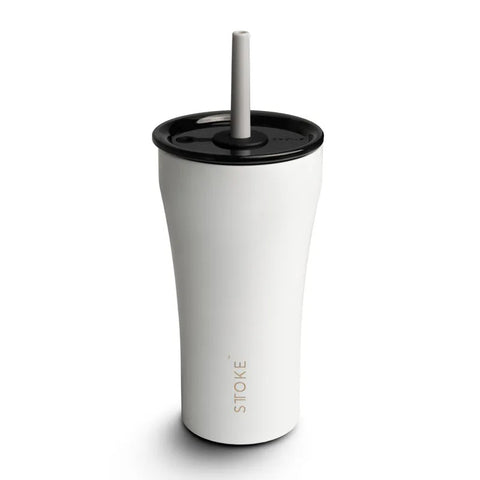 【STTOKE】精品陶瓷保溫杯 防漏吸管 580ml 20oz 陶瓷內膽 隨行杯
