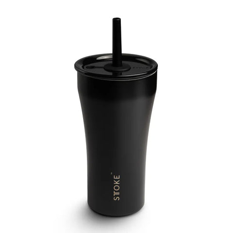 【STTOKE】精品陶瓷保溫杯 防漏吸管 580ml 20oz 陶瓷內膽 隨行杯