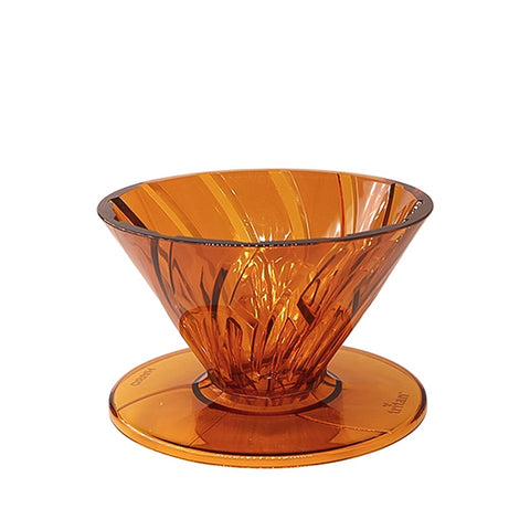 【HARIO】阿爾法01樹脂濾杯  琥珀 / 黑墨綠 / 透明 輕巧耐用 (ADT-01-AB/ADT-01-BG/ADT-01-TB)