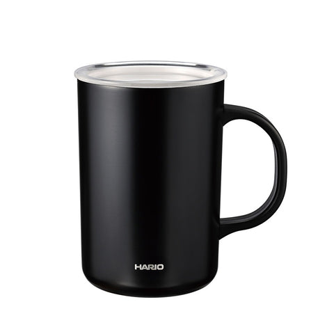 【HARIO】真空雙層馬克杯 350ml/470ml(CMG-350-B/W CMG-470-B/W)保溫保冷 精品咖啡杯