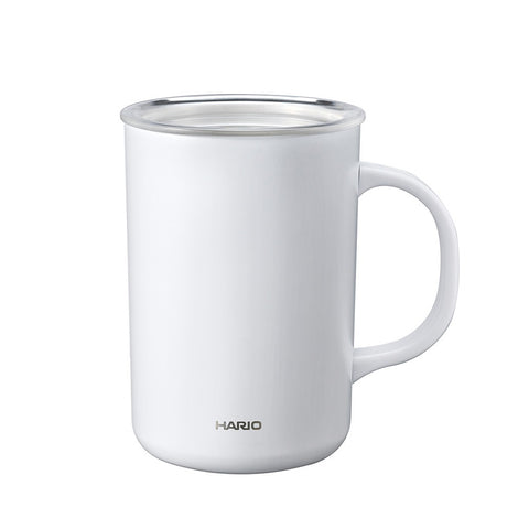 【HARIO】真空雙層馬克杯 350ml/470ml(CMG-350-B/W CMG-470-B/W)保溫保冷 精品咖啡杯