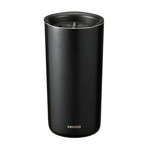 【HARIO】真空雙層保溫隨行杯 350ml 陶瓷塗層 可搭V60濾杯 白黑 CTF-350-W CTF-350-B