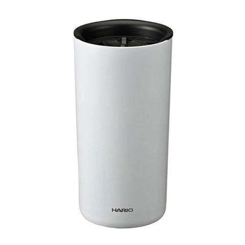 【HARIO】真空雙層保溫隨行杯 350ml 陶瓷塗層 可搭V60濾杯 白黑 CTF-350-W CTF-350-B
