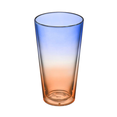【HARIO】日出雙層玻璃杯 500ml (DWG-500-SUN)耐熱不燙手・日系質感