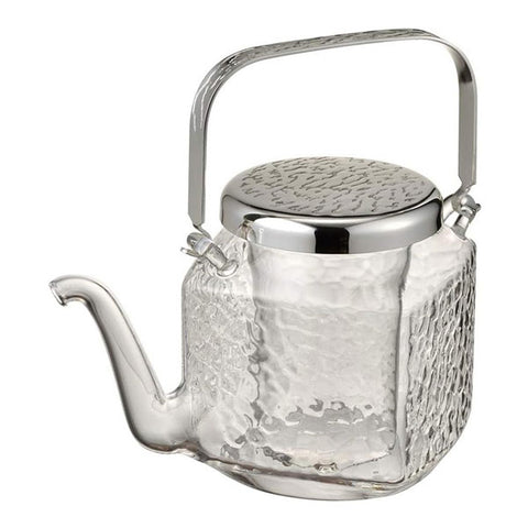 【HARIO】100周年復刻版 地爐利角形冷酒器 360ml 清酒冰鎮器 日本製 IDKF-2SV
