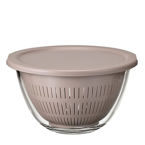 【HARIO】5 way 耐熱玻璃瀝水碗 2200ml