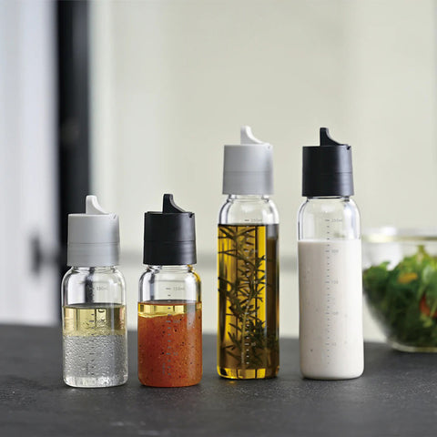 【HARIO】簡約按壓式調味罐 150ml 250ml 油醋瓶 沙拉醬瓶 醬油瓶 單手開蓋 ODBN-150-B/ODBN-150-PGR/ODBN-250-B/ODBN-250-PGR