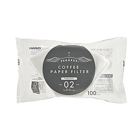 【HARIO】PEGASUS 台型濾紙 100張 梯形濾紙 扇形濾紙 PEF-01 PEF-02 PEF-03 日本製