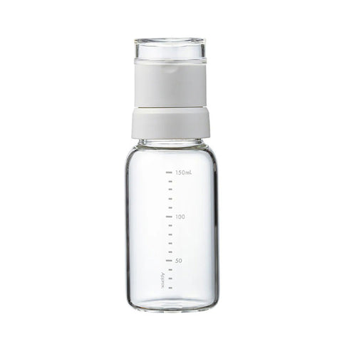 【HARIO】白色芝麻研磨罐150ml 玻璃調味研磨瓶 陶瓷研磨芯 芝麻罐 調味罐 SMGN-150-PGR