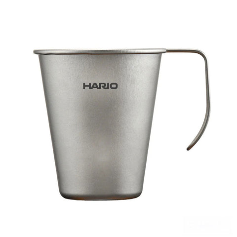 【HARIO】V60鈦金屬杯 350ml 鈦杯  露營咖啡杯 SMTI-35-TSV