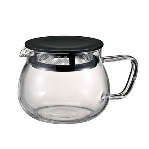【HARIO】茶乃丸茶壺 380ml 日本製 耐熱玻璃 附濾網茶壺 白黑 TPM-38-W TPM-38-B