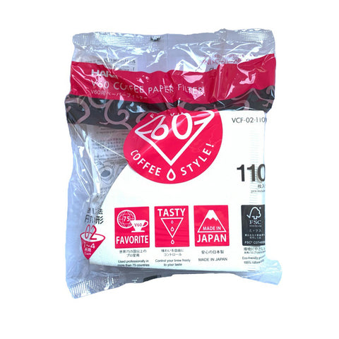【HARIO】V60 01濾紙 02濾紙 03濾紙 (40入/100入) 日本製 錐形濾紙 咖啡濾紙 新舊包裝隨機出