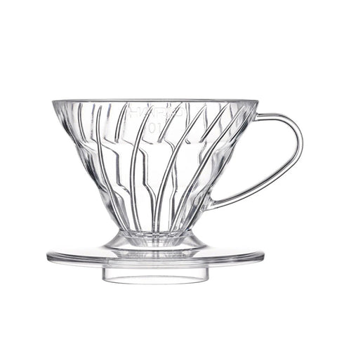【HARIO】V60 TRITAN透明濾杯 01 02 手沖濾杯 輕巧耐用 不易破 日本製 VDTA-01-T/VDTA-02-T