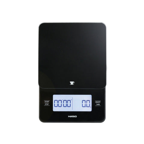 【HARIO】咖啡師玻璃電子秤 2000g/0.5g 黑色/白色《加價購限定賣場》