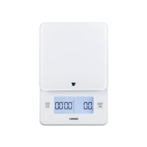 【HARIO】咖啡師玻璃電子秤 2000g/0.5g 黑色/白色《加價購限定賣場》