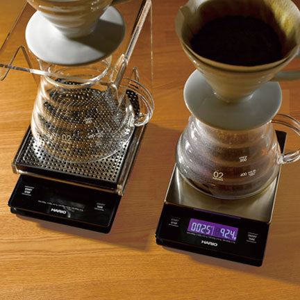 【HARIO】V60專用不銹鋼電子秤 手沖咖啡專用秤 電池款(VSTMN-2000HSV)