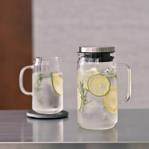 【HARIO】清透玻光冷水壺 750ml(WJCA-750-HSV)/1300ml(WJCA-1300-HSV)