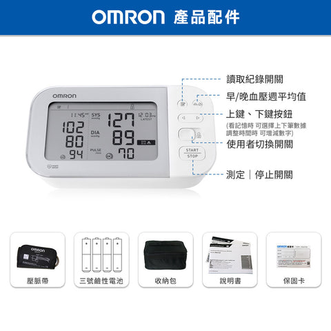 【限時免運】歐姆龍OMRON 手臂式血壓計 JPN710T