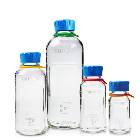 【德國YOUTILITY】 GL45血清瓶 500ml 寬口/ 廣口玻璃水瓶/環保水瓶《加價購限定賣場》