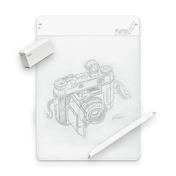 【PLUS普樂士】Kaite2磁性手寫版 繪圖板 A4/B5、保護套、專用筆、板擦(搭配手機APP) - 德記生活