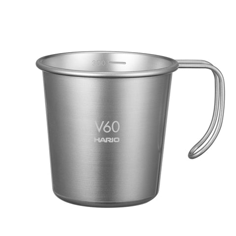 【HARIO】V60戶外用金屬推疊杯320ml(O-VSM-30-HSV)