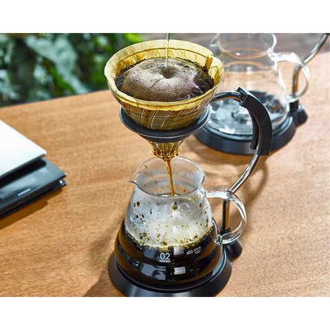 【HARIO】V60玻璃濾杯手沖咖啡壺組(VAS-8006-G)